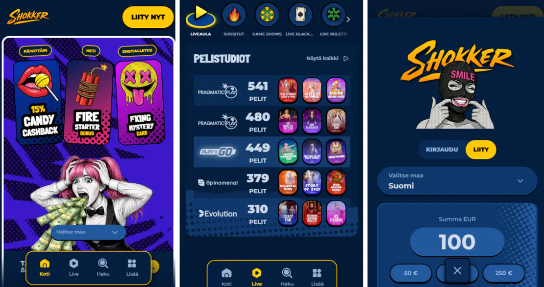 snokker casino mobiiliselain